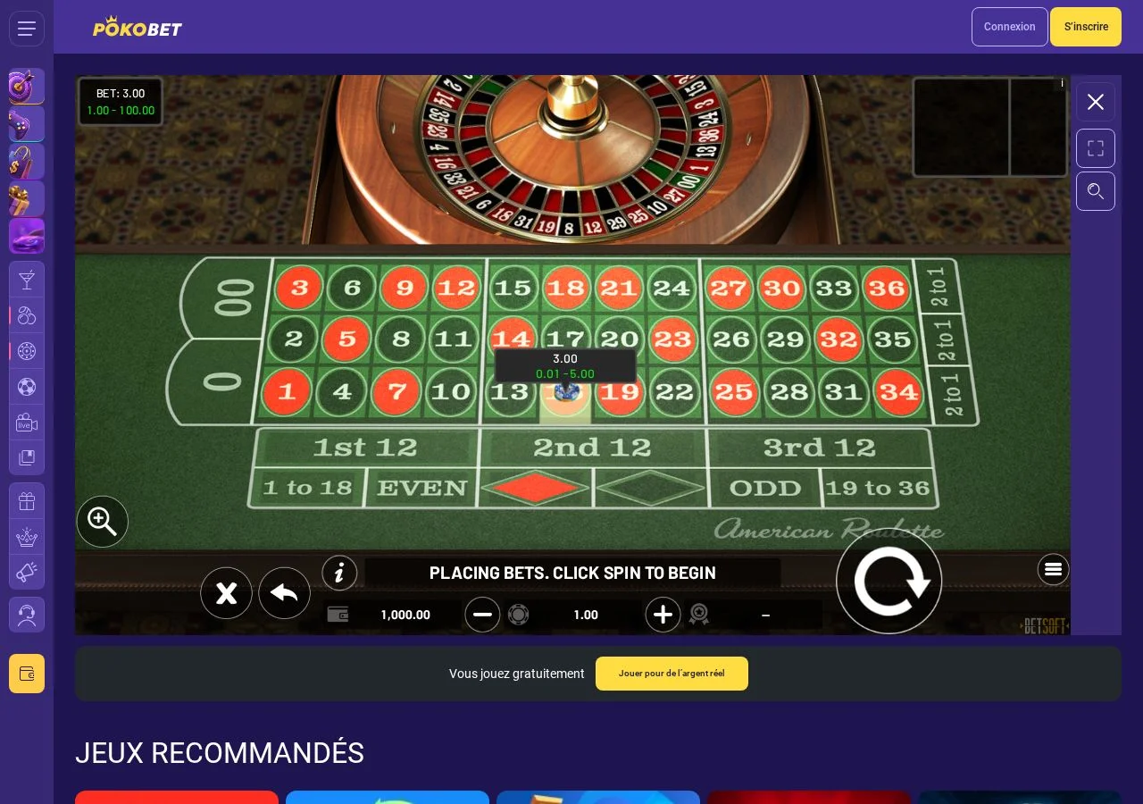 PokoBet: Casino en direct
